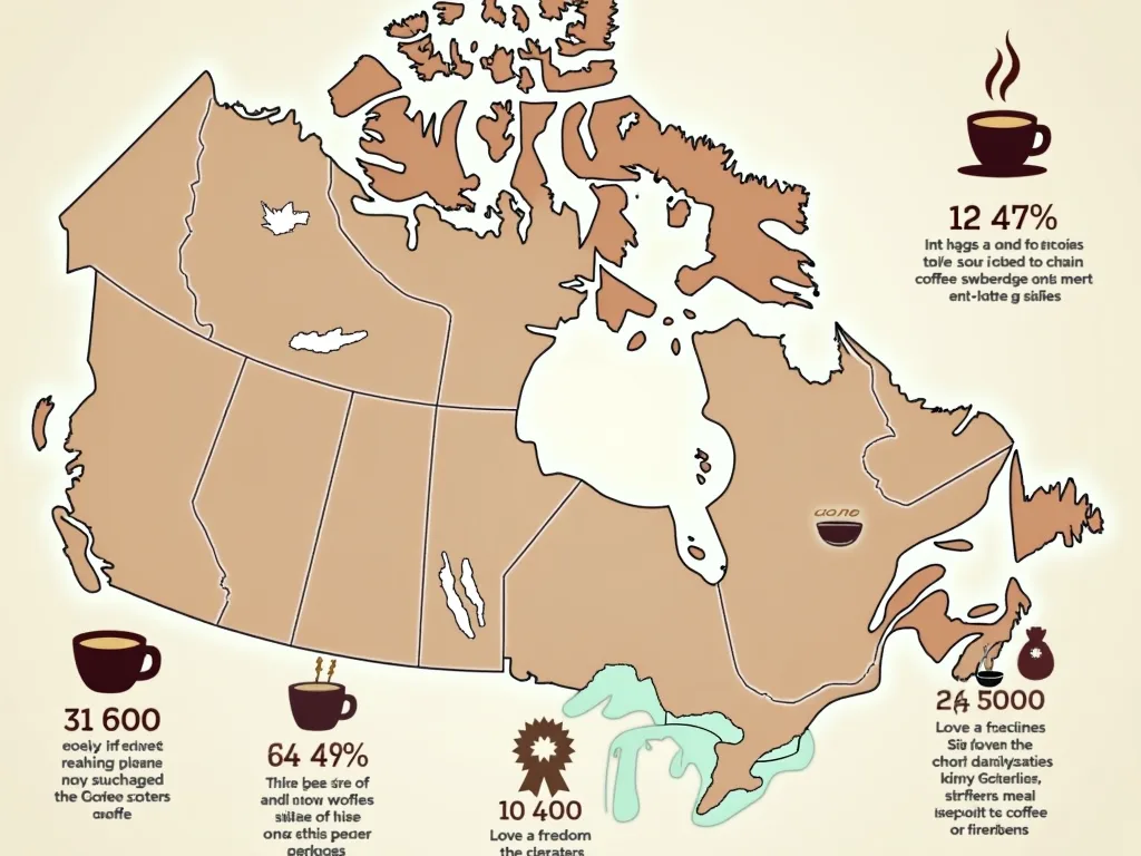 Canadian Coffee Culture: My Journey Through Canada and Its Love for Coffee 2 Canadian coffee culture infographic showing coffee preferences by region