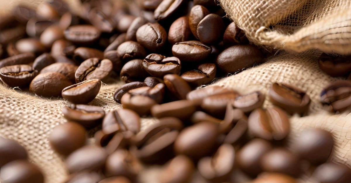 What Makes Sprocket Coffee the Best Coffee Experience for Enthusiasts? 4 Close-up of freshly roasted Sprocket Coffee beans in a burlap sack.