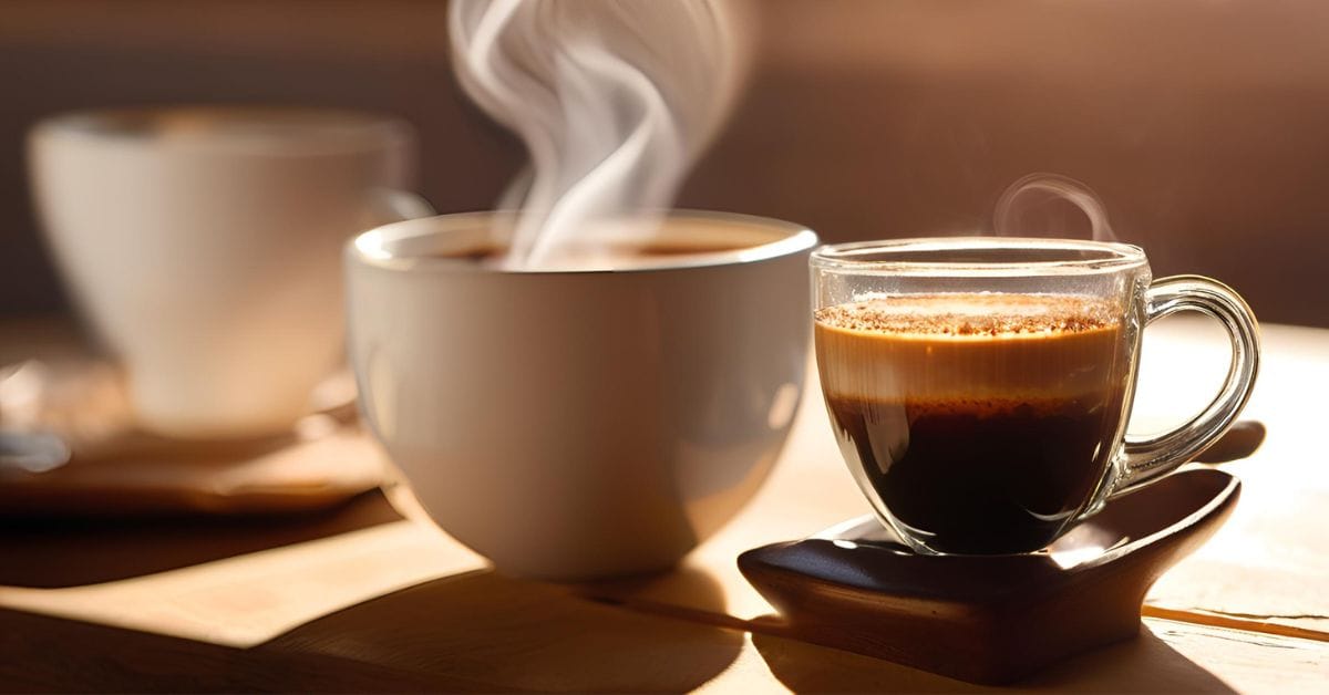 Understanding Coffee Roasts: You Won't Believe These Secrets! 4 Steaming cup of coffee alongside roasted coffee beans