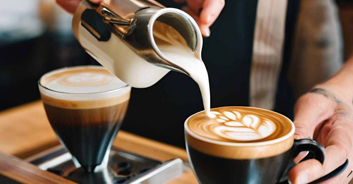 What Makes Sprocket Coffee the Best Coffee Experience for Enthusiasts? 1 Sprocket Coffee barista creating latte art while pouring steamed milk into espresso