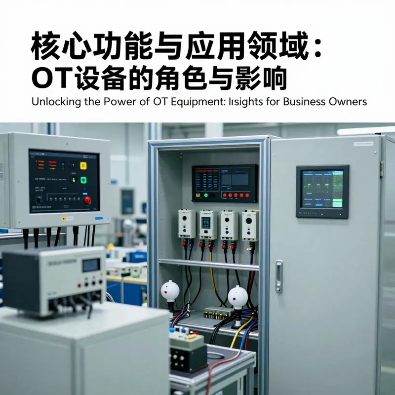 A visual representation of OT equipment functionality in an industrial environment.