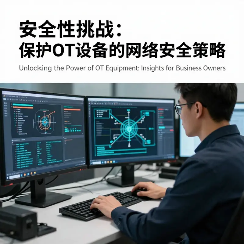 A visual representation of OT equipment functionality in an industrial environment.