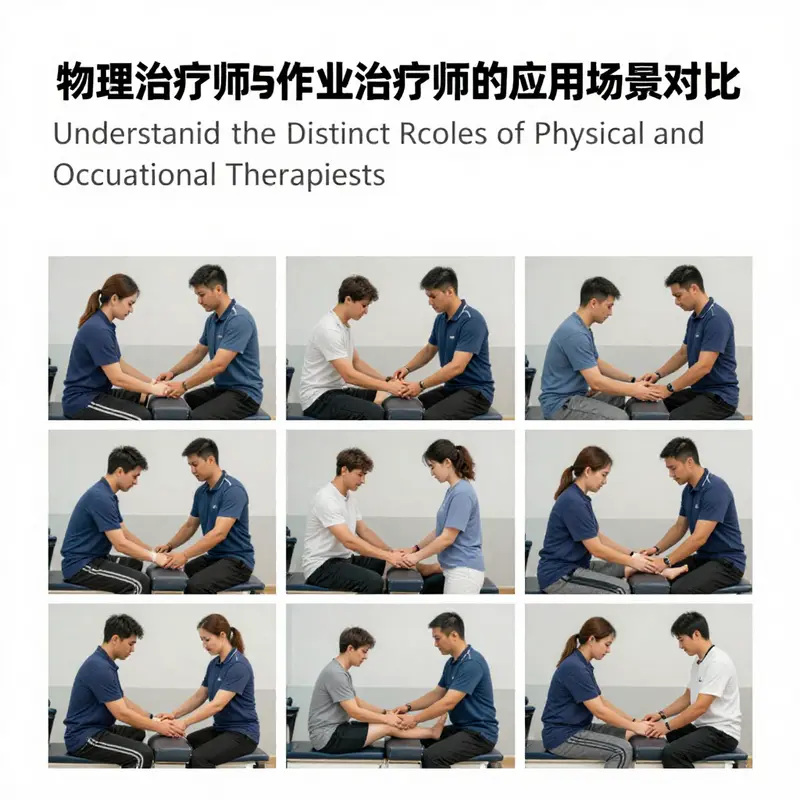 Contrasting the key roles and methodologies of physical therapists and occupational therapists in patient recovery.