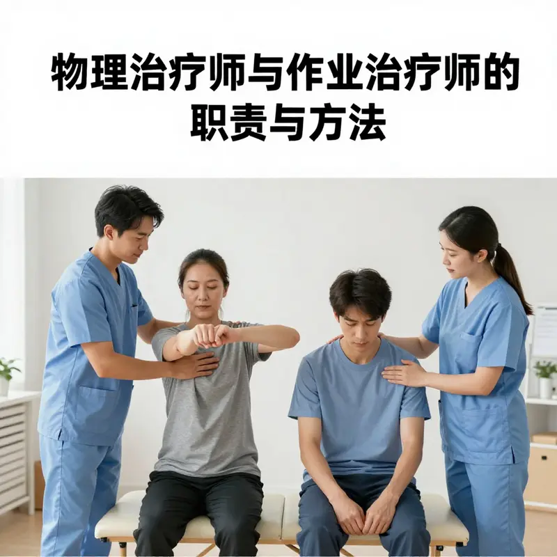 Contrasting the key roles and methodologies of physical therapists and occupational therapists in patient recovery.