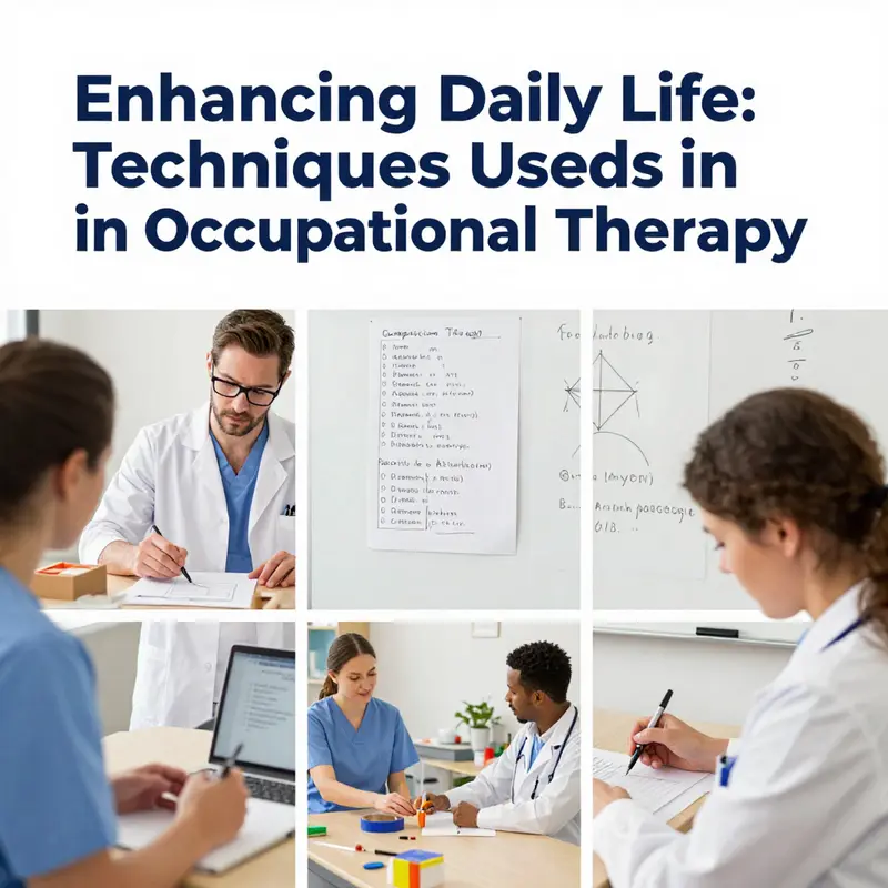 Cognitive behavioral techniques facilitate effective problem-solving in occupational therapy sessions.