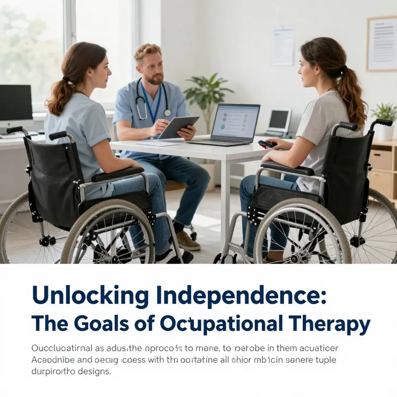 A therapist aids an elderly individual in performing essential daily tasks.