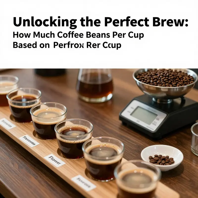 Accurate measurement of coffee beans is key to brewing the perfect cup.