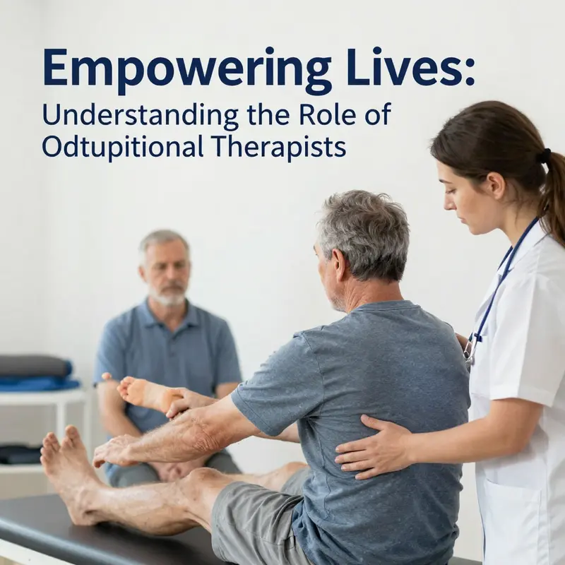 An occupational therapist using play therapy to assist a child with developmental skills.