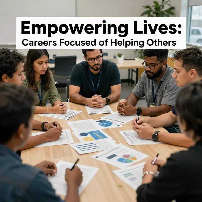 Professionals in action, enhancing community well-being and support.