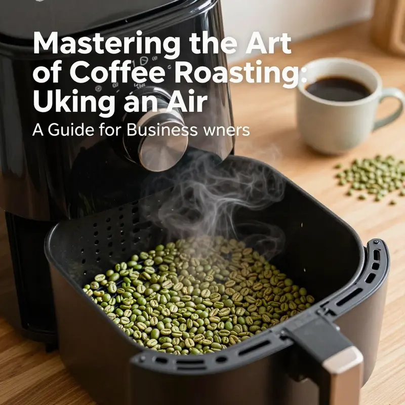 Stages of coffee roasting illustrating the transformation of beans and key temperature points.