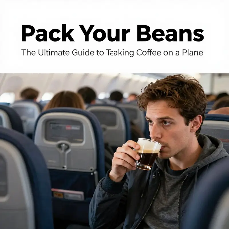 Airport security allows coffee beans, highlighting travel regulations.