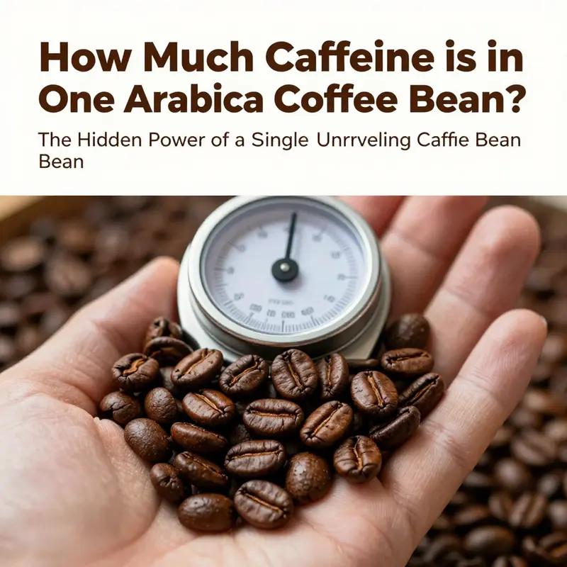 A visual representation of Arabica coffee beans highlighting their shape and quality.