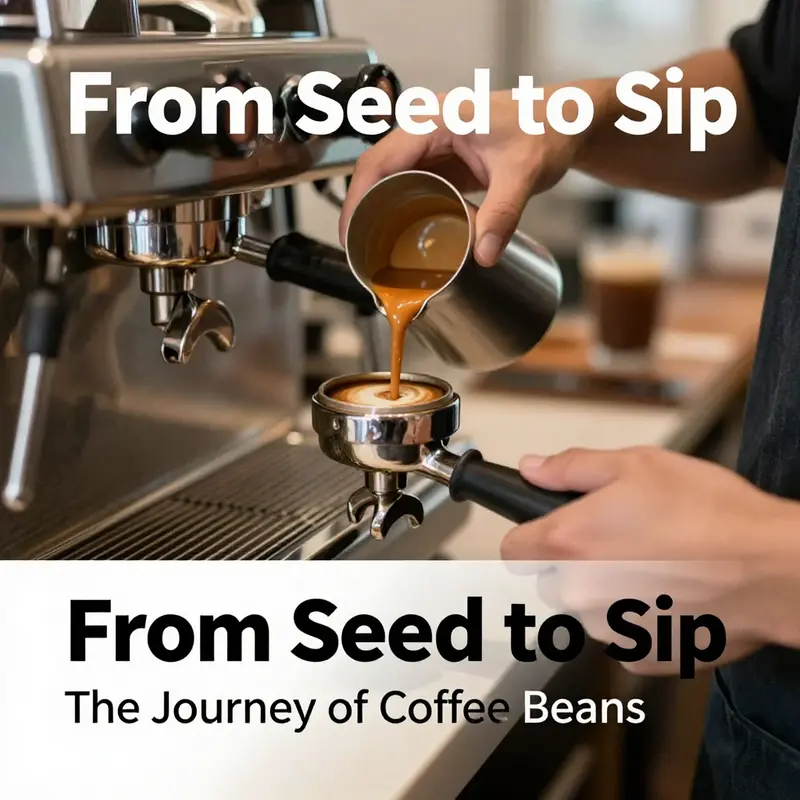 Vibrant coffee plantations in Brazil, illustrating the extensive cultivation practices in Latin America.