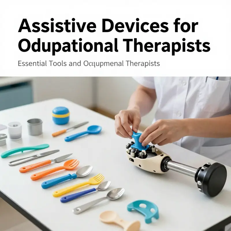 A selection of functional assessment tools for evaluating patients in occupational therapy.