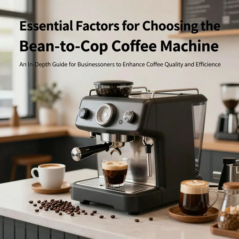 A high-quality bean-to-cup coffee machine displayed in a stylish café setting, representing reliability and superb coffee service.