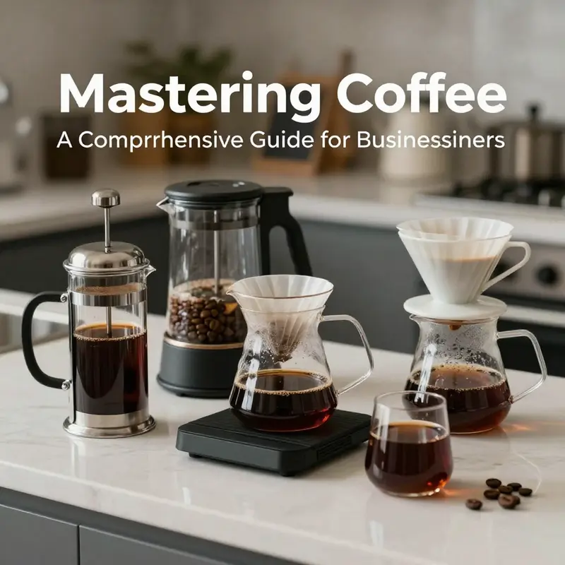 An array of coffee beans showcasing the variety available for selection.