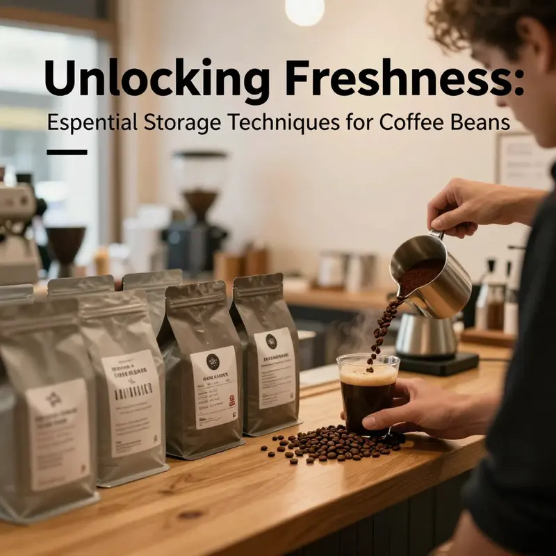 Explore different airtight container options for effective coffee bean storage.