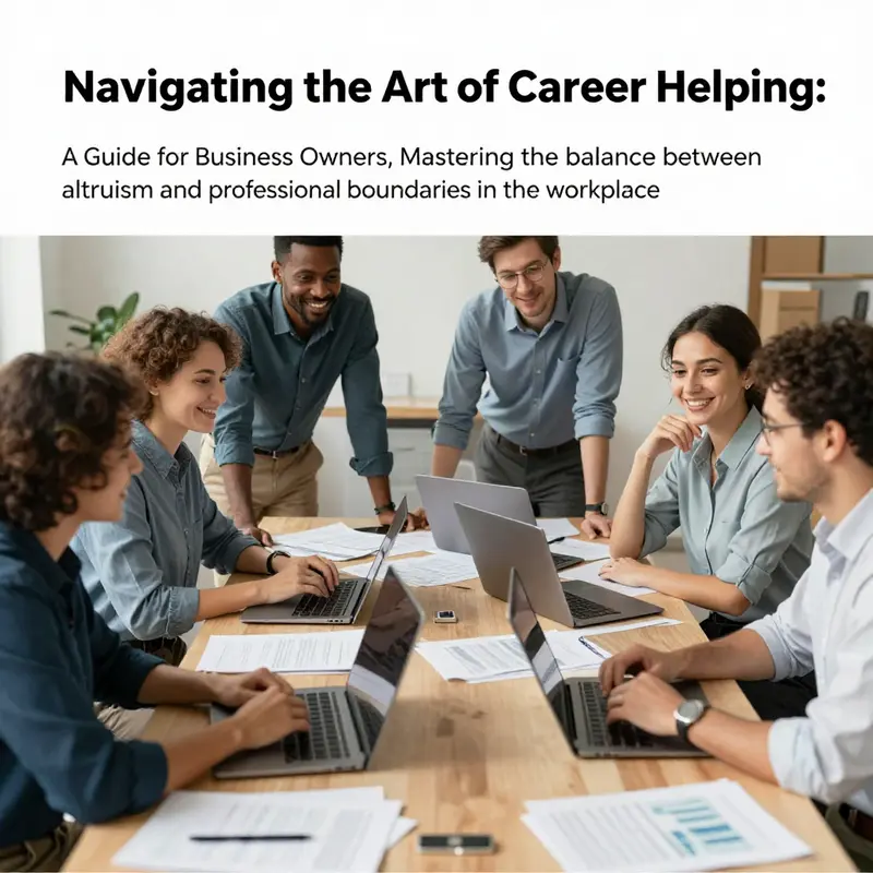 A business team collaborating effectively in a supportive work environment.