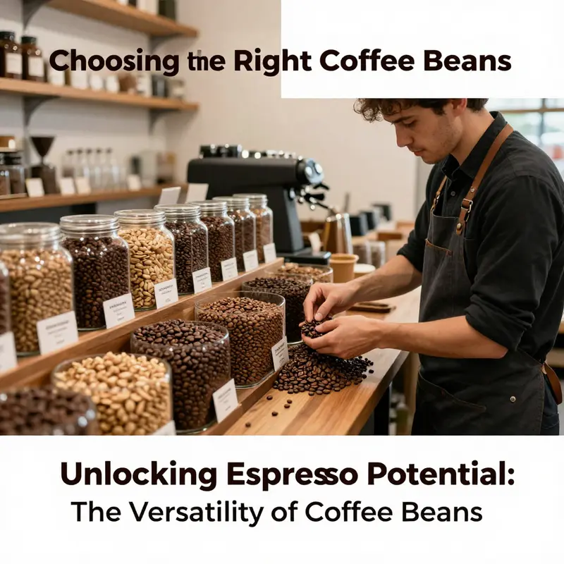 Exploring the theoretical foundations of using various coffee beans for espresso.