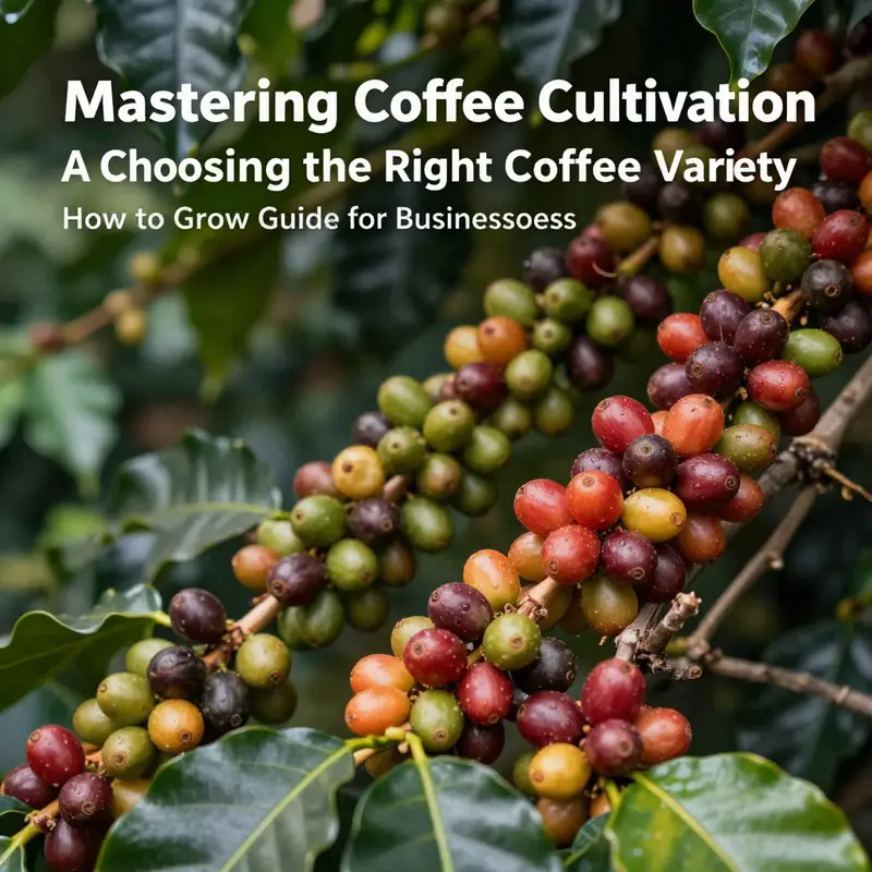 Diverse coffee varieties ready for cultivation.