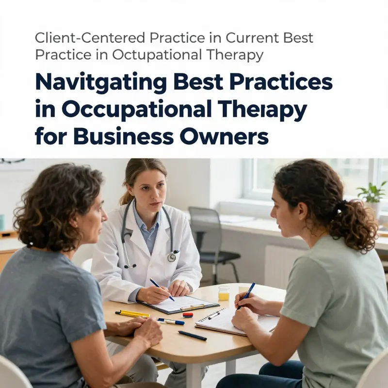 Therapist collaborating with a client to establish personalized therapy goals.