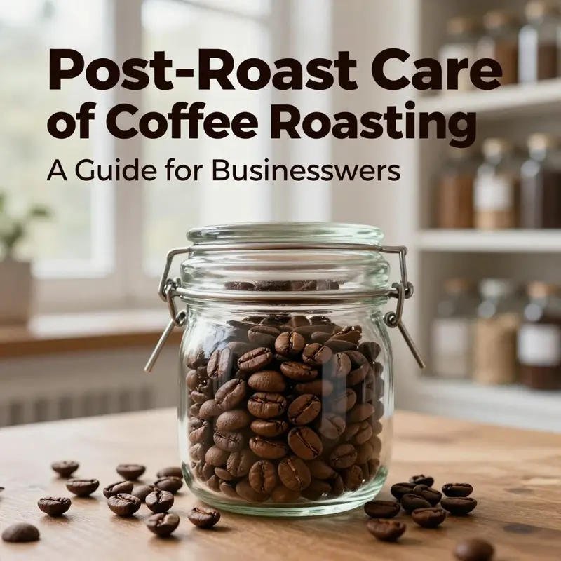 Stages of coffee roasting illustrating the transformation of beans and key temperature points.