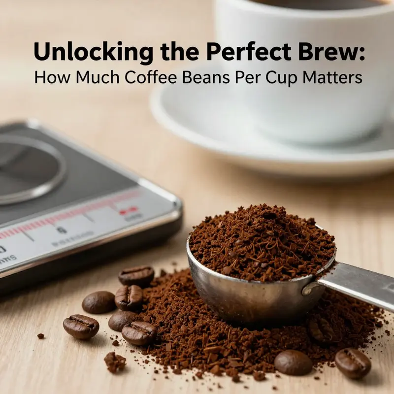 Accurate measurement of coffee beans is key to brewing the perfect cup.