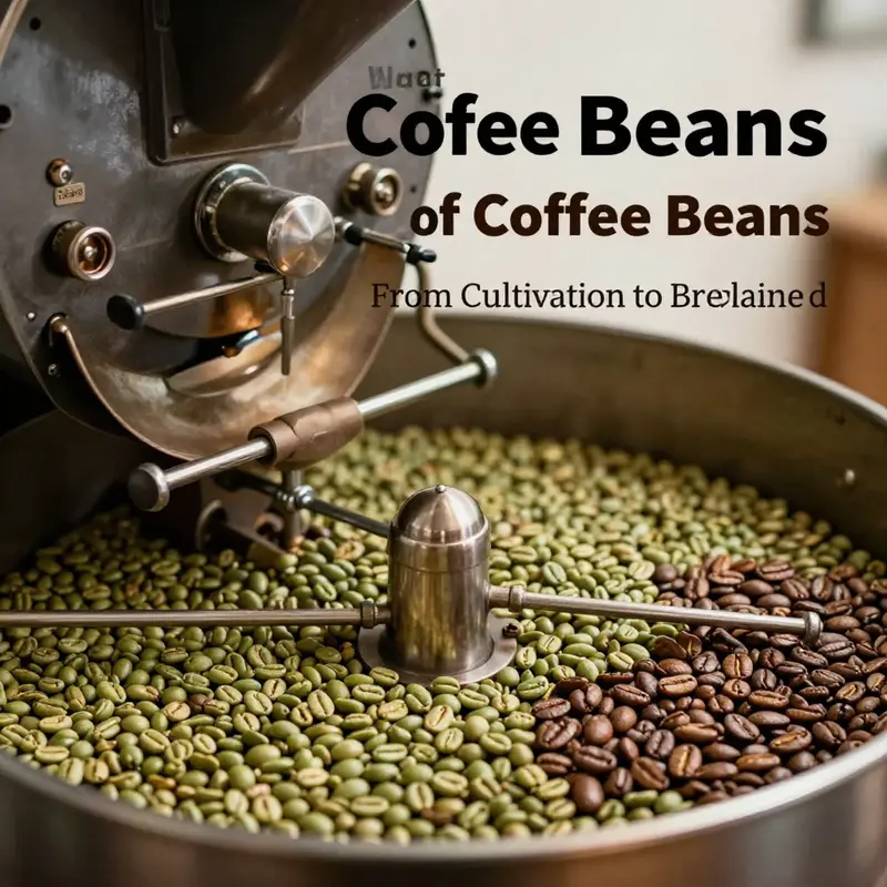 Vivid coffee plantations showcasing the lushness of coffee cultivation.