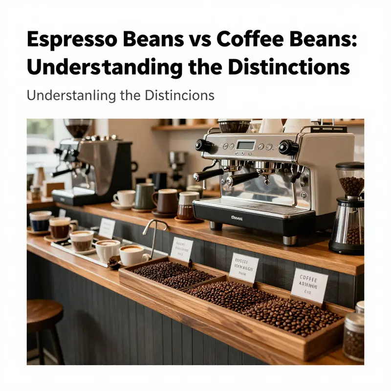 A warm coffee shop interior featuring espresso machines and coffee bean displays, representing the essence of coffee culture.