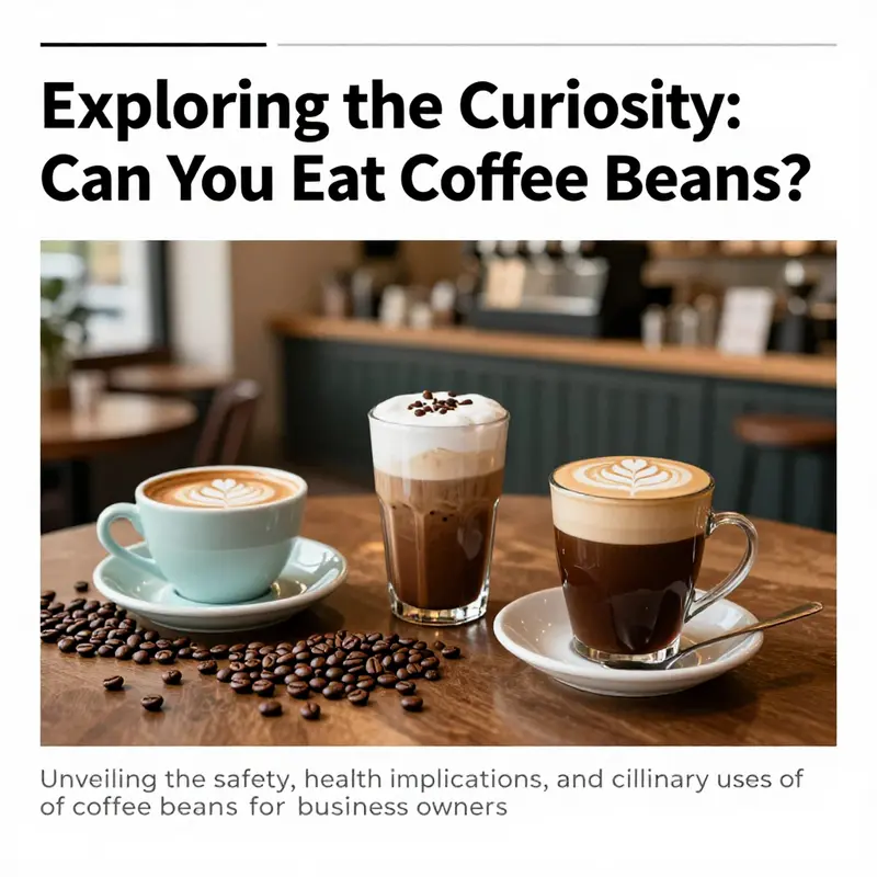 A warm and inviting coffee shop scene filled with coffee drinks and beans.