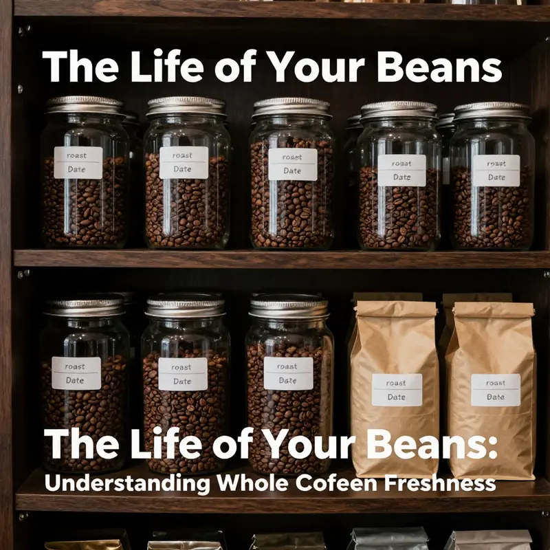 Whole coffee beans maintain their flavor and aroma for a limited time after roasting.
