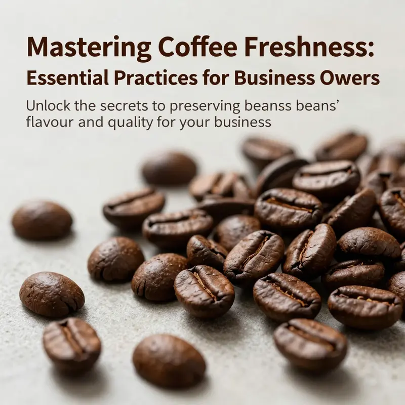 A beautifully arranged set of coffee beans against a textured background emphasizing freshness.