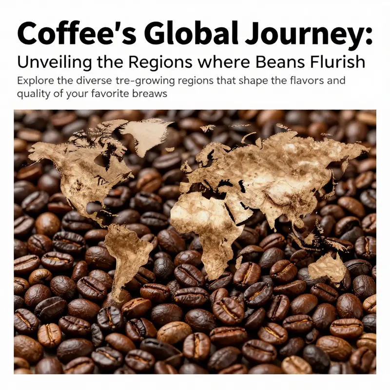 A collection of coffee beans from different regions, symbolizing the diversity in flavor and quality.