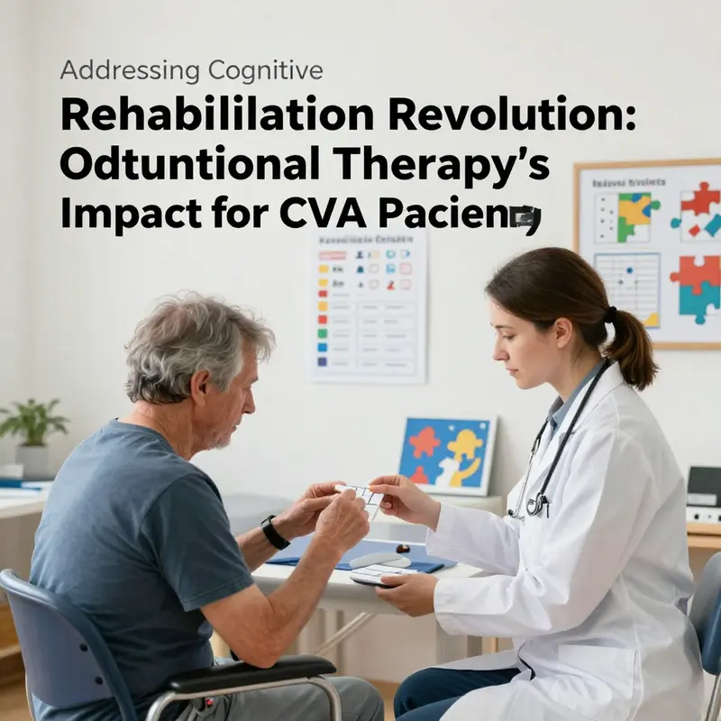 Occupational therapists engage CVA patients in task-specific training to enhance recovery.