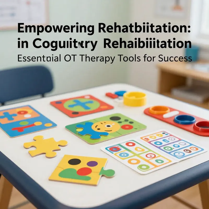 A therapist guides a patient using a wooden pegboard to enhance fine motor skills.