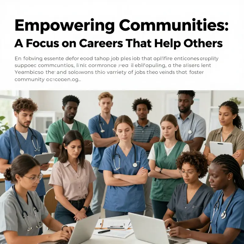 A diverse group of caregivers, educators, and advocates united in their mission to support communities.
