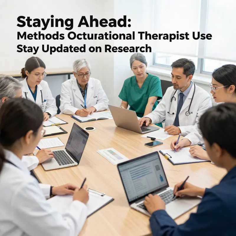 Occupational therapists participating in a workshop focused on continuing education and professional development.