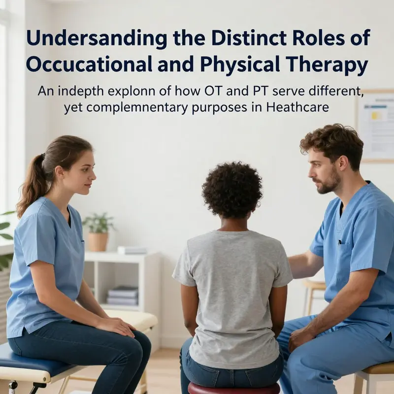 An image illustrating the holistic approach of occupational and physical therapy in promoting patient health.