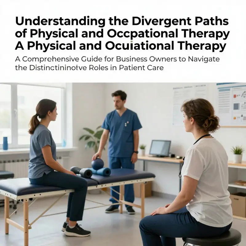 An overview image showcasing both physical therapy and occupational therapy areas, signifying the collaboration between the two practices.