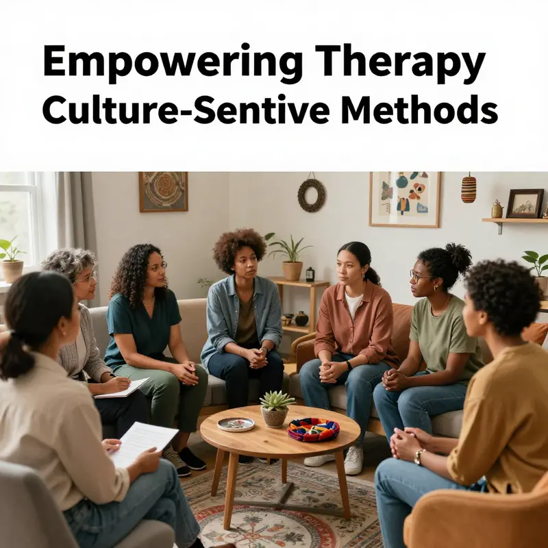 Therapists sharing and learning cultural methodologies to enhance therapy effectiveness.