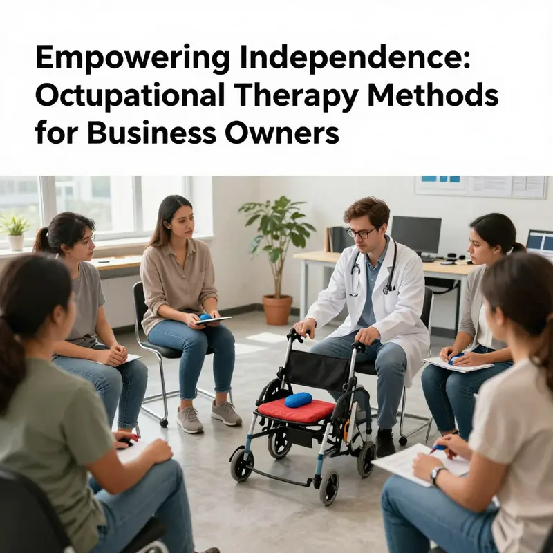 Occupational therapy focuses on analyzing daily tasks to enhance productivity.
