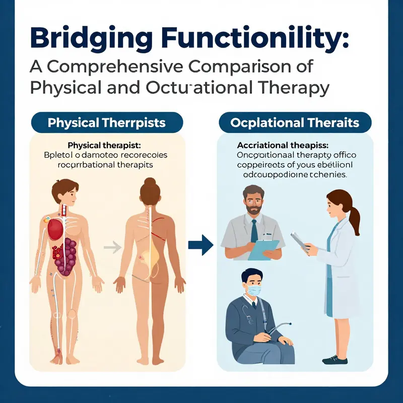 Comparison of goals and roles of Physical and Occupational Therapists.