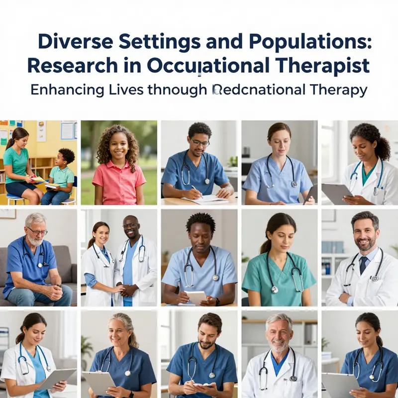 Research occupational therapist assessing patient needs using innovative tools.