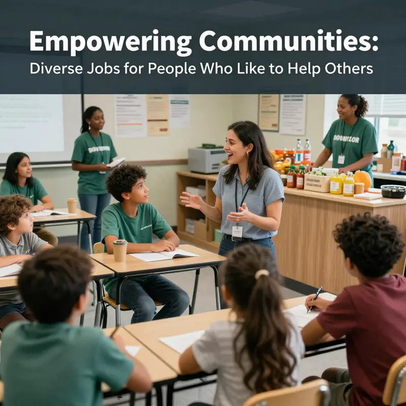A social worker engaging with a family to provide emotional and resource support.