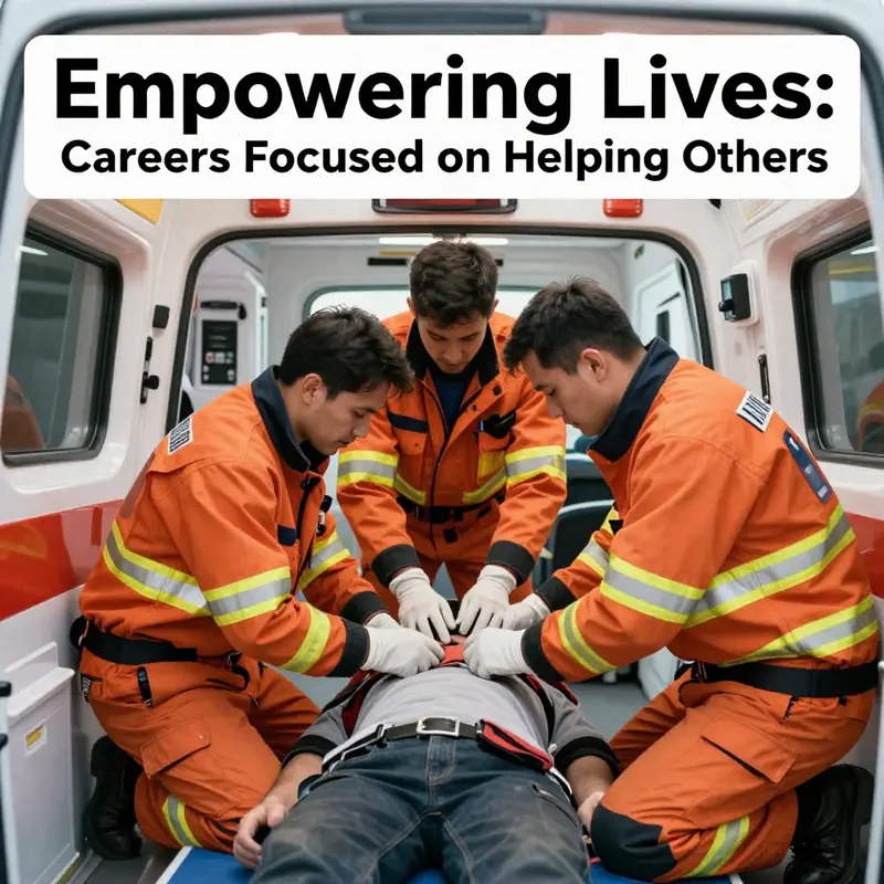 Professionals in action, enhancing community well-being and support.