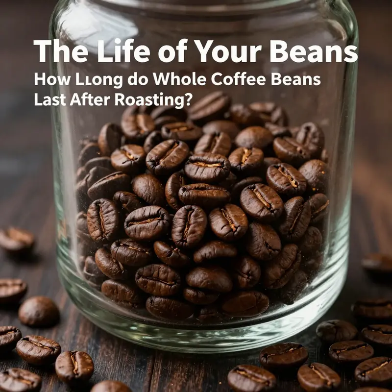 Whole coffee beans maintain their flavor and aroma for a limited time after roasting.