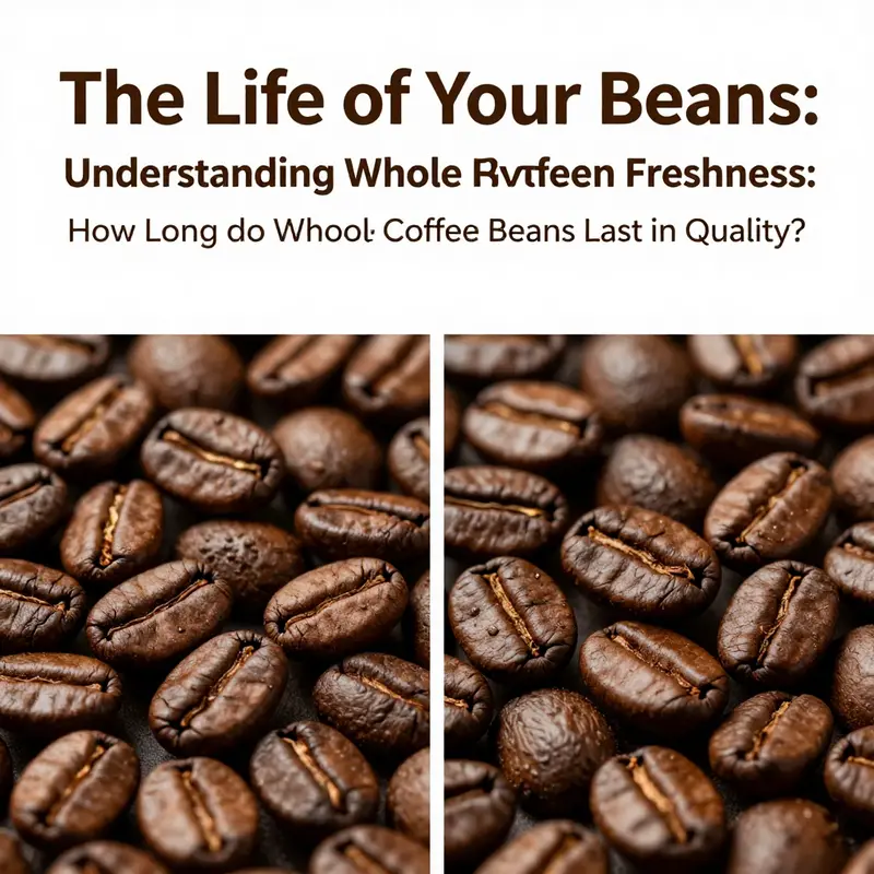Whole coffee beans maintain their flavor and aroma for a limited time after roasting.