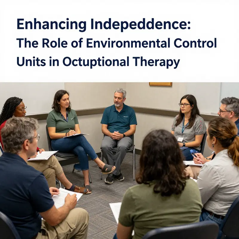 A modern Environmental Control Unit designed for user-friendly interaction in a typical home environment.