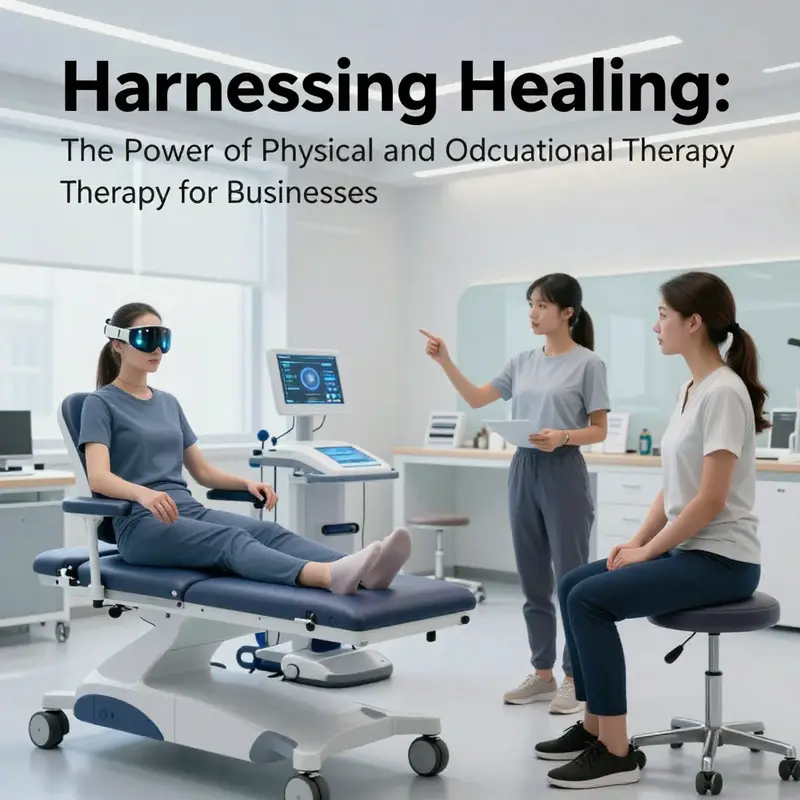 A physical therapist assisting a patient in a rehabilitation session, focusing on improving mobility.