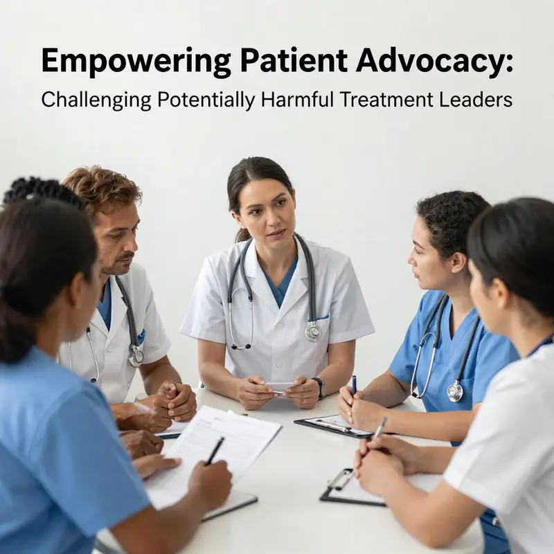 Nurse ensuring patient understands the procedure and consent forms.